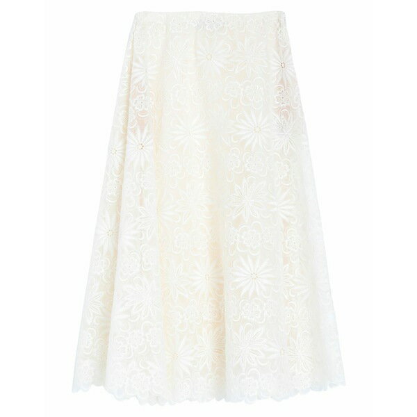【送料無料】 ヴァレンティノ ガラヴァーニ レディース スカート ボトムス Midi skirts White