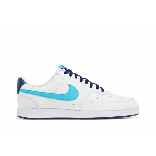 Nike ナイキ メンズ スニーカー 【Court Vision Low 'White Turquoise Blue'】 サイズ US_8.5(26.5cm)