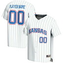 ゲームデイグレーツ メンズ ユニフォーム トップス Kansas Jayhawks GameDay Greats NIL PickAPlayer Lightweight Baseball Jersey White