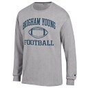 asty㤨֥ԥ  T ȥåץ BYU Cougars Champion Football Icon Long Sleeve TShirt Heather GrayפβǤʤ15,980ߤˤʤޤ