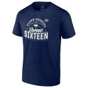 ファナティクス メンズ Tシャツ トップス UConn Huskies Fanatics Branded 2024 NCAA Men 039 s Basketball Tournament March Madness Sweet Sixteen Defensive Stance T Shirt Navy