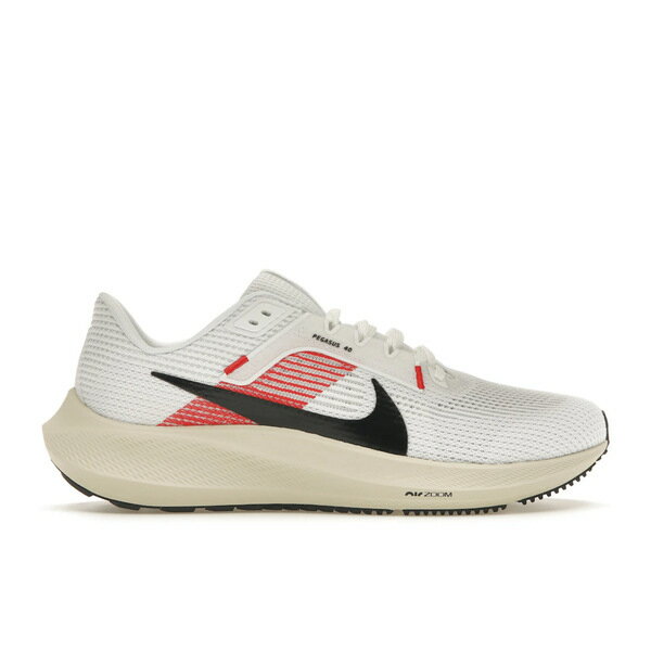 Nike ナイキ メンズ スニーカー 【Nike Air Zoom Pegasus 40 EK Eliud Kipchoge】 サイズ US_10(28.0cm) White/Chile Red/Coconut Milk/Black