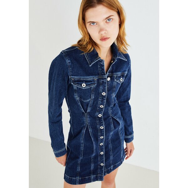 ペペジーンズ レディース ワンピース トップス CANDIE - Shirt dress - dark-blue denim