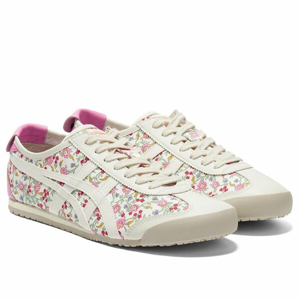 Onitsuka Tiger オニツカタイガー メンズ スニーカー 【Onitsuka Tiger Mexico 66 'Cream Pink Floral' 1183C392-101】 サイズ US_7.5(25.5cm)