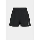 アシックス サンダル メンズ アシックス メンズ サンダル シューズ CORE SHORTS - Sports shorts - performance black/graphite grey