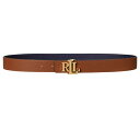 ラルフローレン レディース ベルト アクセサリー Leather Reversible 30 Belt Refined Navy/Lauren Tan