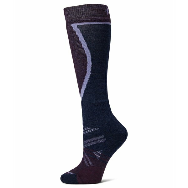 楽天astyスマートウール レディース 靴下 アンダーウェア Ski Full Cushion Over-the-Calf Socks Purple Iris