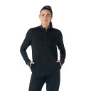 スマートウール レディース パーカー・スウェットシャツ アウター Intraknit Merino Tech 1/2 Zip Black-Charcoal