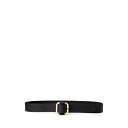 ラルフローレン レディース ベルト アクセサリー Slide Buckle Leather Belt Black