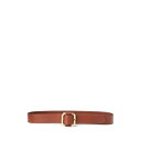 ラルフローレン レディース ベルト アクセサリー Slide Buckle Leather Belt Cuoio