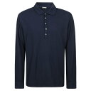 マッシモ アルバ メンズ ポロシャツ トップス Polo Shirt Ls Blu