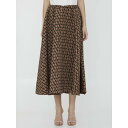 ヴァレンティノ ガラヴァーニ レディース スカート ボトムス Toile Iconographe Skirt BROWN