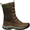 キーン レディース スニーカー シューズ Greta Tall WP Boot - Women's Dark Earth/Green Plaid
