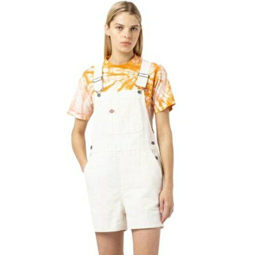 ディッキーズ レディース ワンピース トップス Duck Canvas Short Bib - Women's Stonewashed Cloud ディッキーズ レディース ワンピース トップス Duck Canvas Short Bib - Women's Stonewashed Cloud
