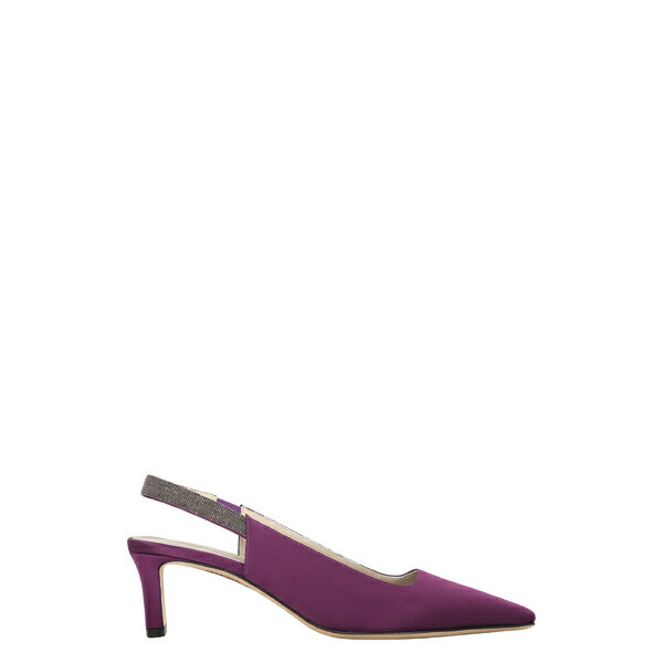 ファビアナ フィリッピ レディース ヒール シューズ Pointy-toe Slingbacks purple