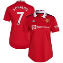 アディダス レディース ユニフォーム トップス Cristiano Ronaldo Manchester United adidas Women's 2022/23 Home Replica Player Jersey Red