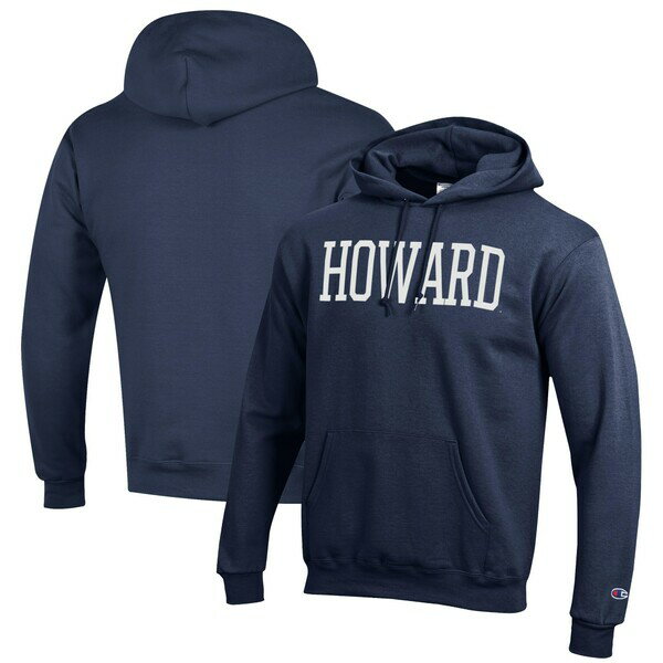 チャンピオン メンズ パーカー・スウェットシャツ アウター Howard Bison Champion Eco Powerblend Pullover Hoodie Navy