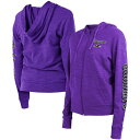 ニューエラ レディース パーカー・スウェットシャツ アウター Baltimore Ravens New Era Women's Reverse FullZip Hoodie Purple