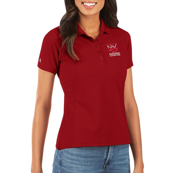 アンティグア レディース ポロシャツ トップス NorthwestShoals Community College Antigua Women's Legacy Pique Polo Red