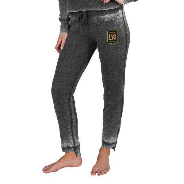 コンセプトスポーツ レディース カジュアルパンツ ボトムス LAFC Concepts Sport Women s Waffle Knit Pants Charcoal