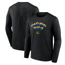 ファナティクス メンズ Tシャツ トップス Golden State Warriors Fanatics Branded Japanese Heritage Long Sleeve TShirt Black