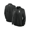 ナイキ レディース ジャケット&ブルゾン アウター Women's Black Chicago White Sox Authentic Collection Team Raglan Performance Full-Zip Jacket Black