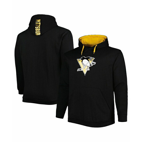 եʥƥ  ѡåȥ  Men's Black Pittsburgh Penguins Logo Bi...