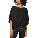 ヴィンスカムート レディース カットソー トップス Women's Batwing Sleeve Top Rich Black(4)