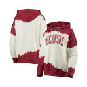 ゲームデイ レディース パーカー・スウェットシャツ アウター Women's White, Cardinal Arkansas Razorbacks For t...