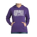 エルエーポップアート レディース パーカー・スウェットシャツ アウター Women's Word Art Hooded Sweatshirt - Brookly...