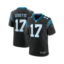 ナイキ メンズ シャツ トップス Men's Xavier Legette Black Carolina Panthers 2024 NFL First Round Pick Game Player Jersey Black