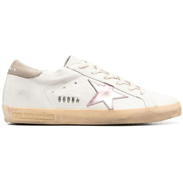 Golden Goose ゴールデングース レディース スニーカー 【Golden Goose Super-Star White Antique Pink Metallic (Women's)】 サイズ US_6(23.0cm) White/Antique Pink