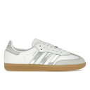 adidas アディダス レディース スニーカー 【adidas Samba OG White Silver Metallic Grey (Women's)】 サイズ US_7.5(24.5cm) Footwear White/Silver Metallic/Grey One(4)
