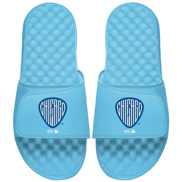 アイスライド メンズ サンダル シューズ Chicago Cubs ISlide Unisex Alternate Logo Wordmark Slide Sandals Light Blue