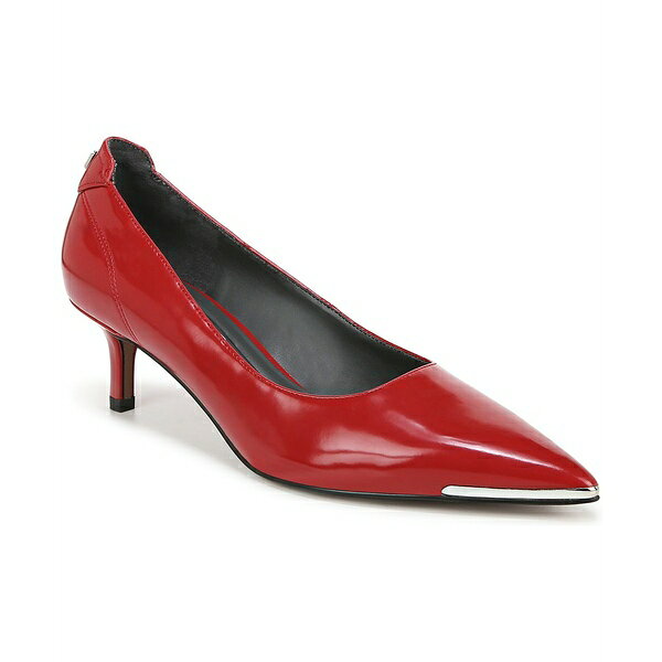 フランコサルト レディース パンプス シューズ Kalsa Pointed Toe Dress Pumps Crimson Red Faux Leather