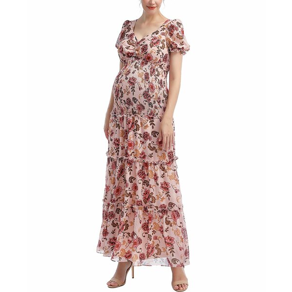キミ アンド カイ レディース ワンピース トップス Maternity Aoife Maxi Dress Multicolored