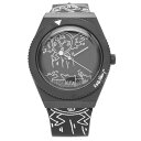 ^CbNX Y rv ANZT[ Q Timex x Keith Haring 38mm Watch Black