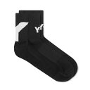 CX[ Y C A_[EFA Y-3 Sock Lo Black