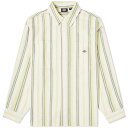 ディッキーズ ディッキーズ メンズ シャツ トップス Dickies Glade Spring Stripe Overshirt Neutrals