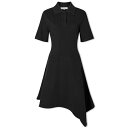 J.W.A_[\ fB[X s[X gbvX JW Anderson Asymmetric Polo Dress Black