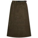 グラミチ グラミチ レディース スカート ボトムス Gramicci Polartex Maxi Combination Skirt Green