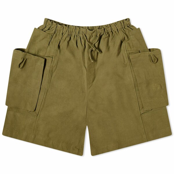 ストーリーエムエフジー メンズ カジュアルパンツ ボトムス Story mfg. Salt Shorts Green