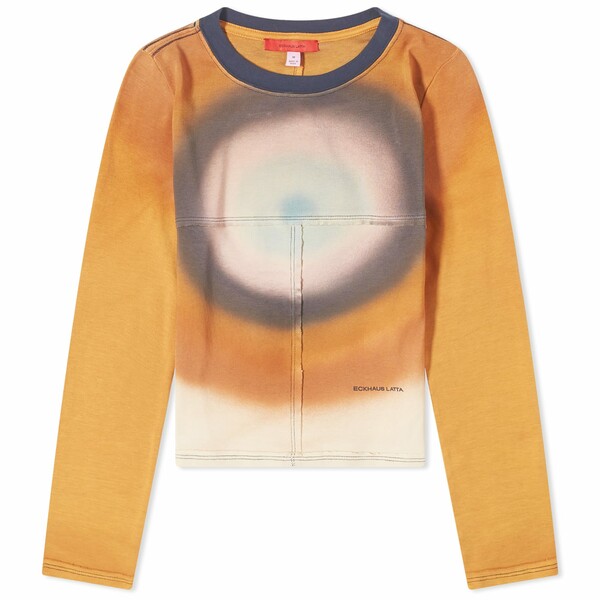 å ǥ T ȥåץ Eckhaus Latta Lapped Baby Crewneck Top Multi