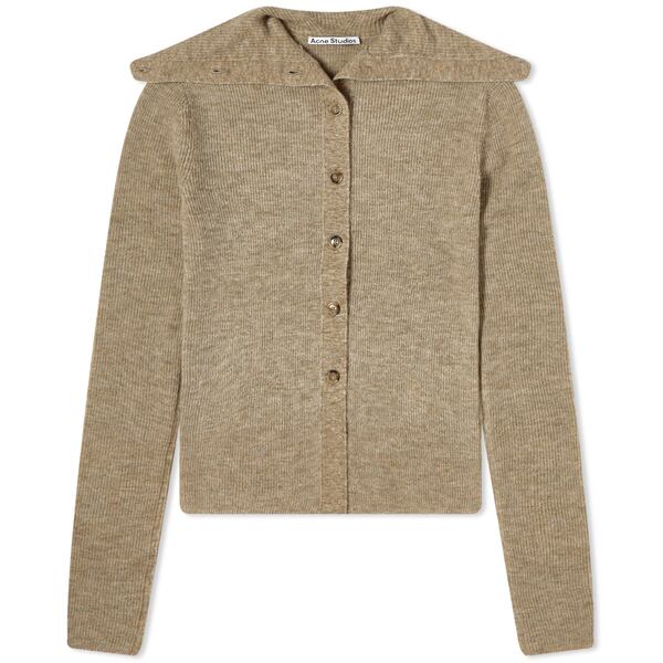 アクネ ストゥディオズ レディース カーディガン アウター Acne Studios Kalix Knit Cardigan Neutrals