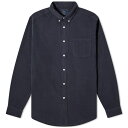 ポルチギーフランネル メンズ シャツ トップス Portuguese Flannel Atlantico Seersucker Button Down Shirt Blue