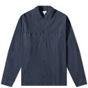 サンスペル メンズ ジャケット＆ブルゾン アウター Sunspel Overshirt Blue