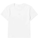 アレキサンダーワン レディース シャツ トップス Alexander Wang Essential Shrunken T-Shirt White