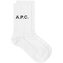 楽天astyアーペーセー レディース 靴下 アンダーウェア A.P.C Sports Socks White