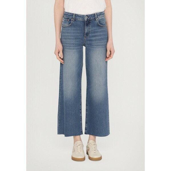 エージージーンズ レディース デニムパンツ ボトムス SAIGE WIDE LEG CROP - Relaxed fit jeans - beax