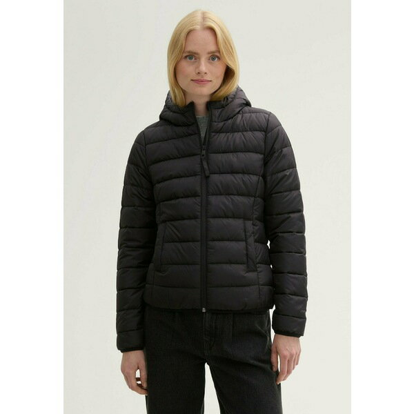 トム テイラー デニム レディース ジャケット&ブルゾン アウター LIGHTWEIGHT PUFFER - Winter jacket - deep black